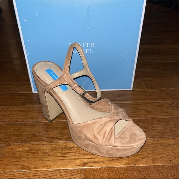 Draper James Paloma Light Brown Platform Sandals Women’s Size 8 - Picture 2 of 15